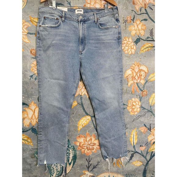 Anthropologie AGOLDE Merrel Straight Jeans Size 34 - Picture 6 of 8